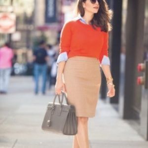 Banana Republic Classic Wool Pencil Skirt
